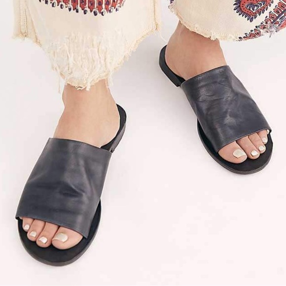 Free People Shoes - Free People Vincente Leather Slides